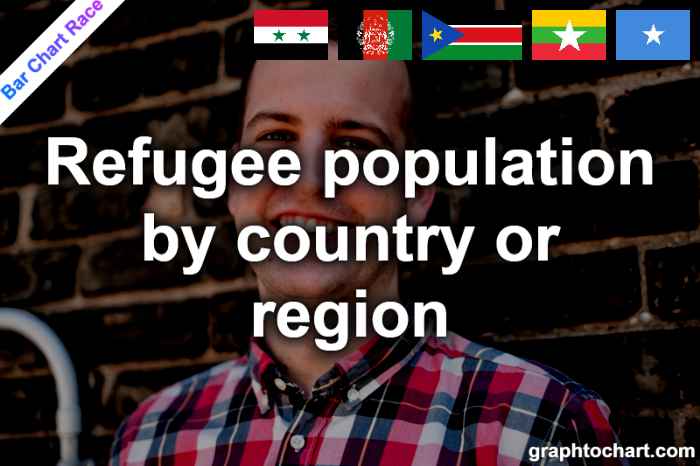 Bar Chart Race of "Refugee population by country or region"